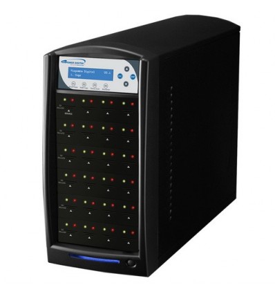 VINPOWER VDT-SHUSBS23TB, SDShark ™ SD ja MicroSD duplicator 23 targets 1 + 23 asemainen kopiointilaite