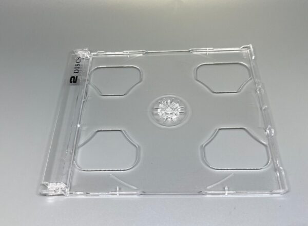 CD SmartTray kirkas tupla CD tray HKMP levykelkka 104-TRY-D-SMT-Clear ...