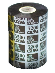Zebra 03200BK06045, - 60mm x 450m  ZipShip 3200 Vaha/Hartsi TT-Nauhat - Teollisuustulostimille