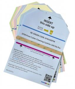 DTM LX610e Cutter Cleaning Card (Pack of 10)