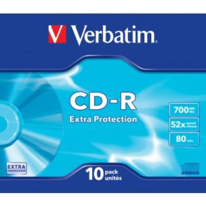Verbatim 43415 CD-R Extra Protection 700 MB 10 kpl