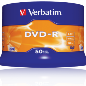Verbatim 43548 DVD-R 16x Matt Silver 4,7 GB 50 kpl