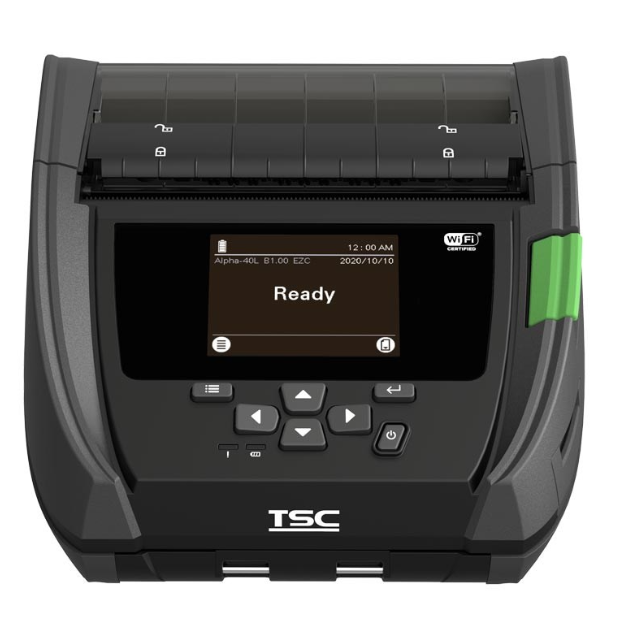 TSC A40L-A001-1002, ALPHA-40L, Kannettava mobiilitulostin, 203dpi, LCD, DRAM 128MB/FLASH 128MB + USB + MICRO SD + RTC, WiFi+BT COMBO, PEL, EU - Image 2