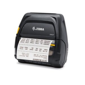 Zebra ZQ52-BUW000E-00, ZQ521, 4 tuuman kestävä, kannettava mobiilitulostin, DT Printer ZQ521, media width 4.45inch/113mm, Bluetooth, Wi-Fi,