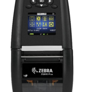 Zebra ZQ61-AUXAE14-00, ZQ610 Plus, 2 tuuman kannettava mobiilitulostin, Bluetooth 5, Wi-Fi 6 Dual Radio 802.11AX, vuorattu, olkahihna,