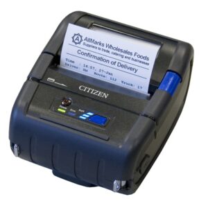 Citizen CMP30IIBUXCL, Kuittitulostin 80 mm, Kannettava Lämpötulostin Langattomalla Yhteydellä, USB/Bluetooth/Wi-Fi
