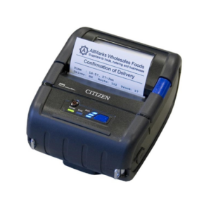 Citizen CMP30IIBUXCX, Kuittitulostin 80mm, Kannettava Lämpötulostin Langattomalla Yhteydellä, USB/Bluetooth/Wi-Fi
