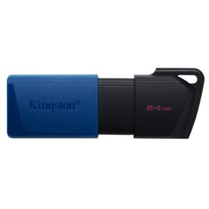 KINGSTON 64GB USB3.2 GEN 1 DATATRAVELER EXODIA M (BLACK + BLUE)