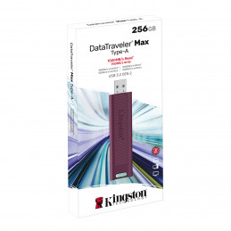 Kingston Technology DataTraveler Max DTMAXA/256GB, USB-muisti 256 GB USB A-tyyppi 3.2 Gen 2 (3.1 Gen 2) Punainen