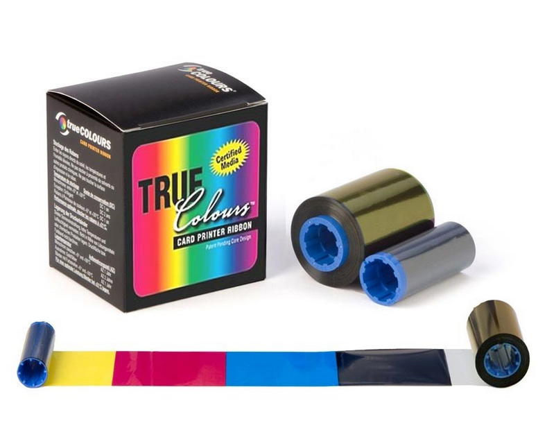 Zebra 800015-340, Ribbon, Zebra C Series, Color-YMCKO, 56mmx171m 2 ...