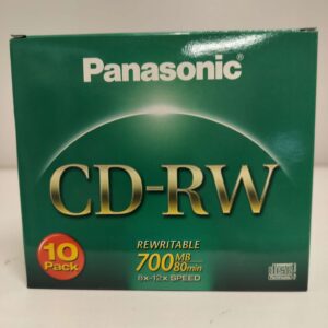 Panasonic CD-RW 700mb/80min Jewelbox 10kpl