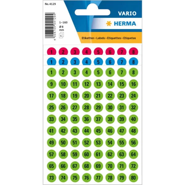 HERMA 4129 A4 Mustat Numerotarrat 8 Mm Py re V rikk ill Taustoilla herma-4129-a4-mustat-numerotarrat-8-mm-py-re-v-rikk-ill-taustoilla
